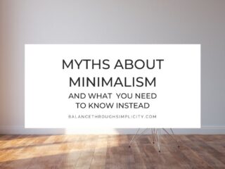 Myths About Minimalism