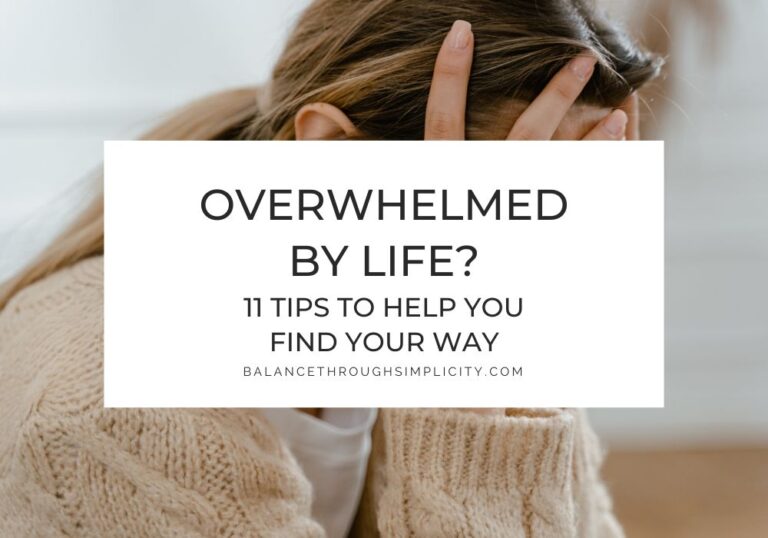 Overwhelmed by Life
