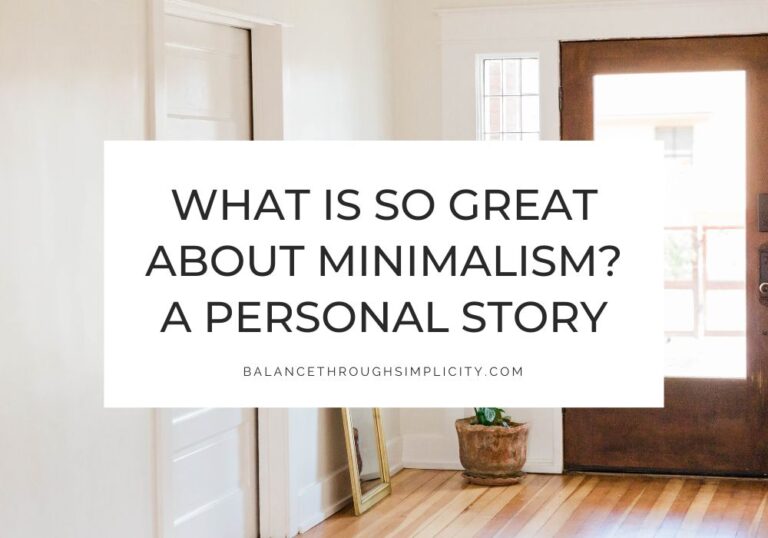 What is So Great About Minimalism