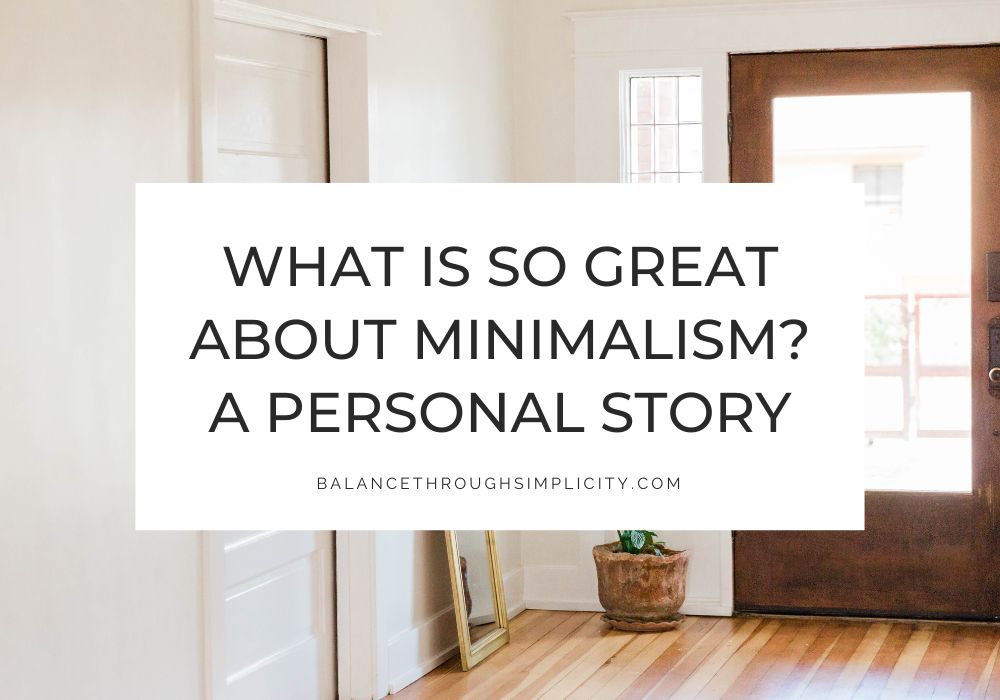 What is So Great About Minimalism