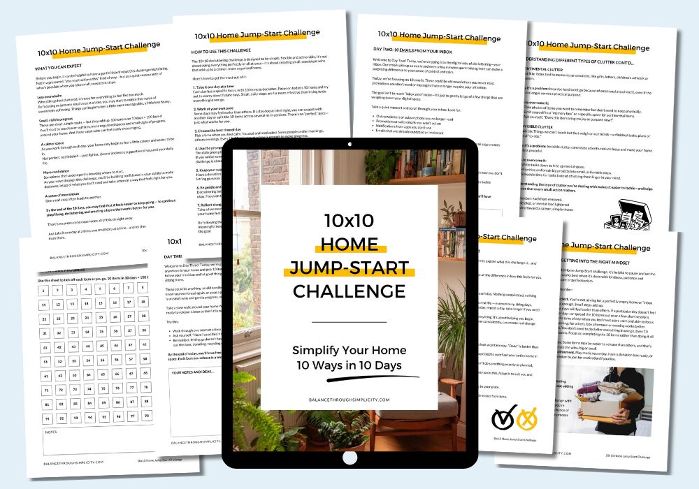 10x10 Home Jump-Start Challenge