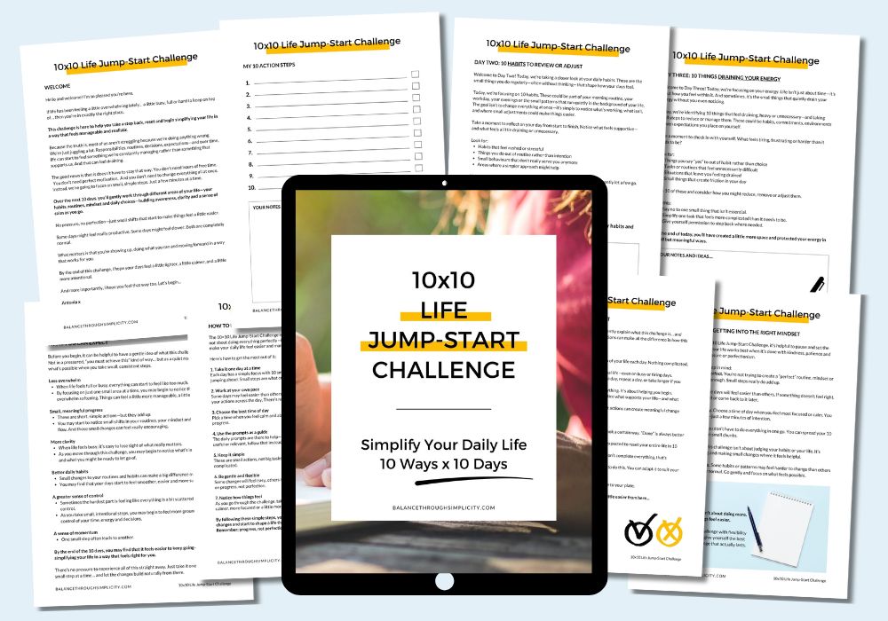 10x10 Time Jump-Start Challenge