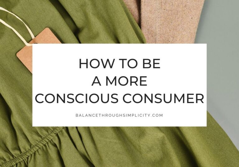 Conscious consumer