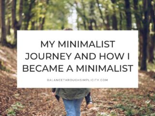 My minimalist journey