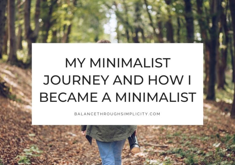 My minimalist journey