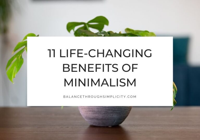 benefits of minimalism