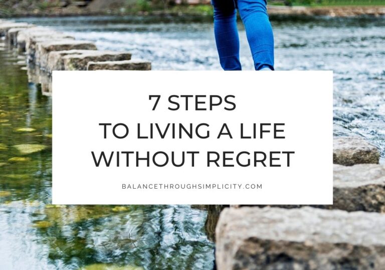 A Life without regret