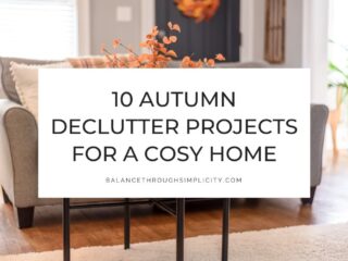 Autumn declutter projects