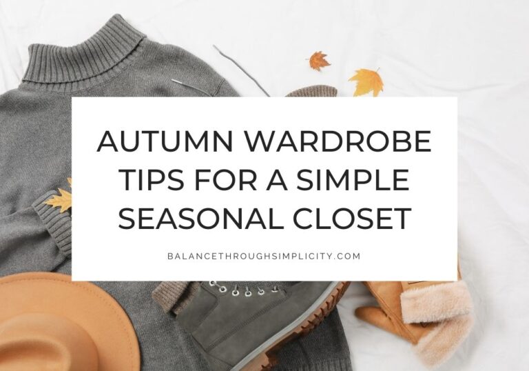 Autumn wardrobe tips