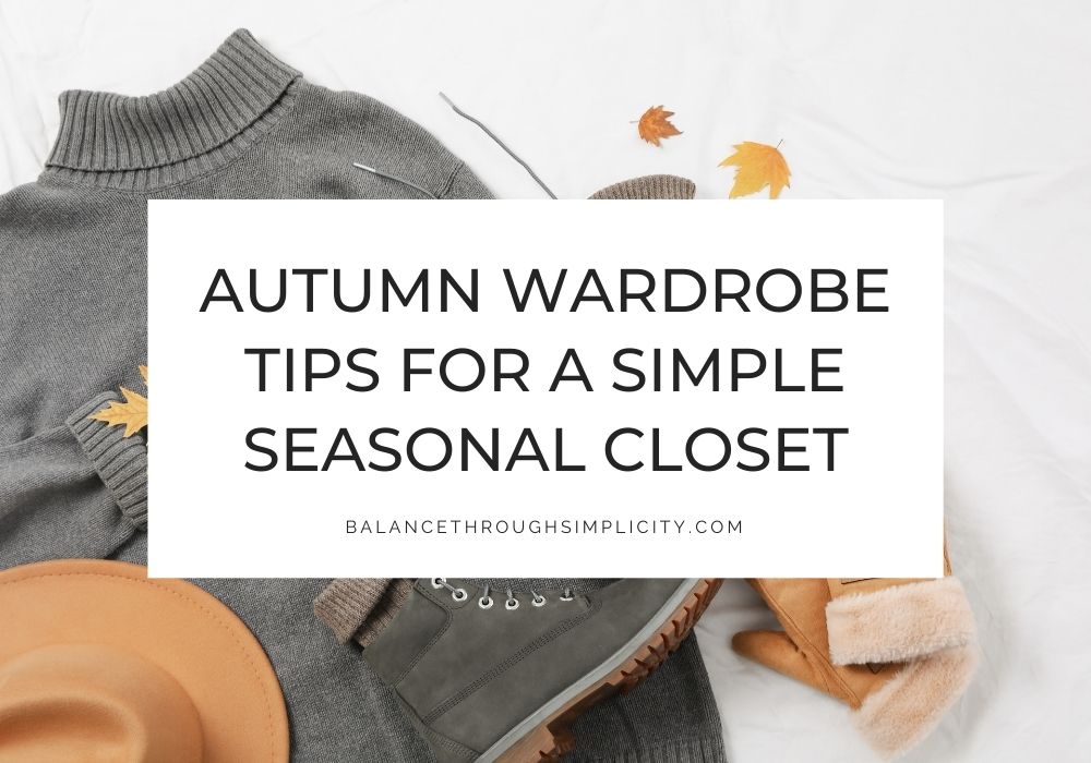 Autumn wardrobe tips