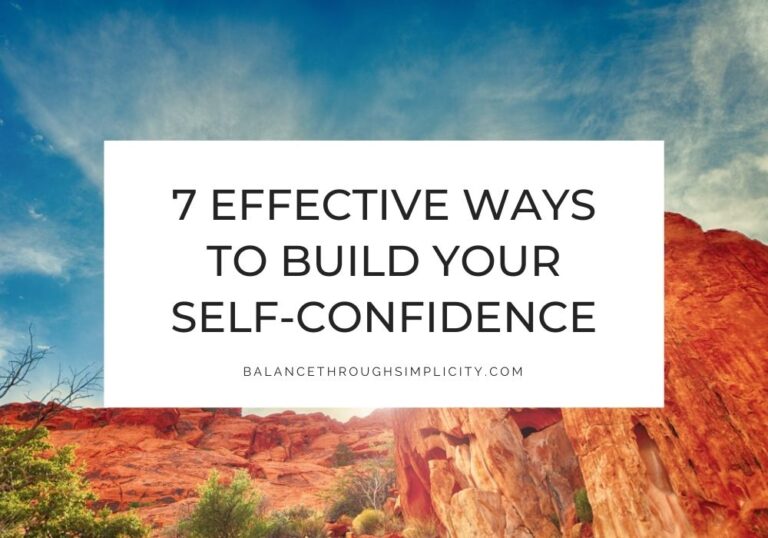 Build your self-confidence