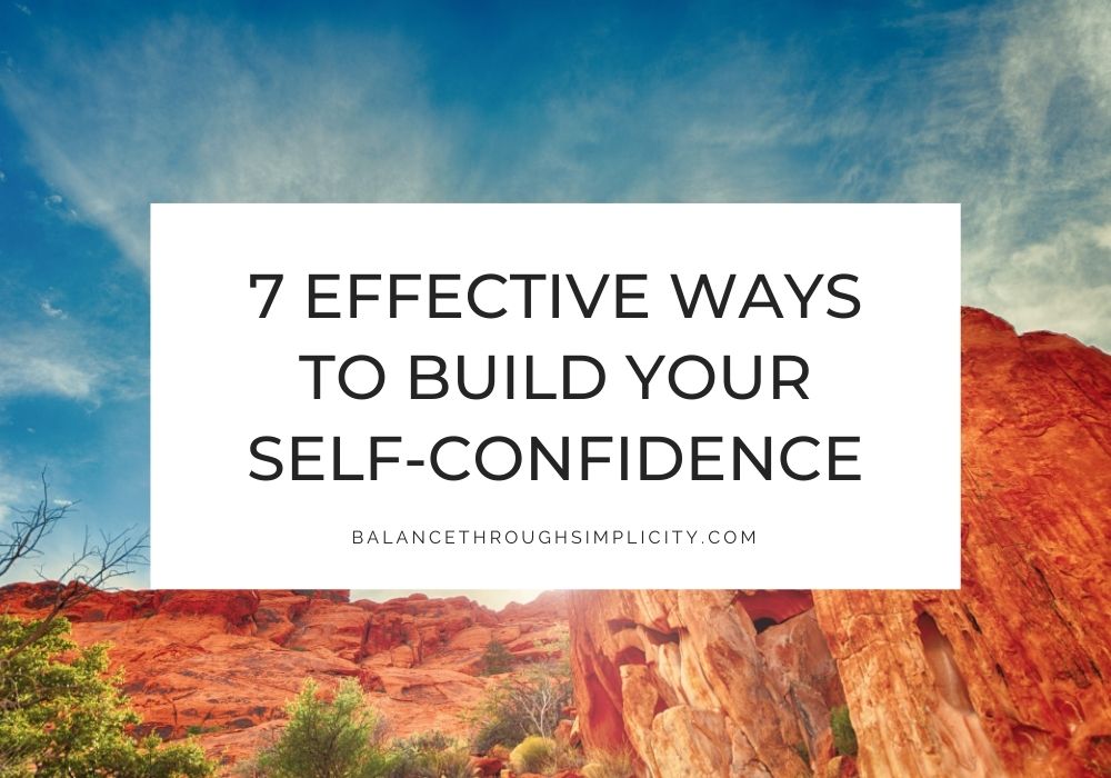 Build your self-confidence