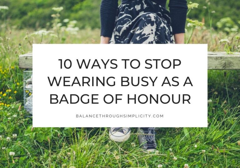 Busy as a badge of honour