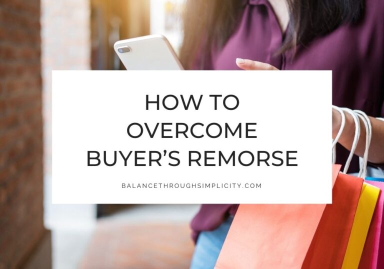 Buyer's remorse