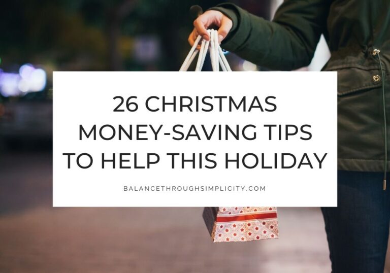 Christmas money saving tips