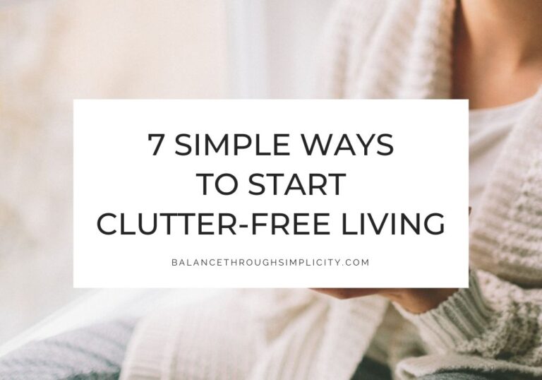 Clutter-free living
