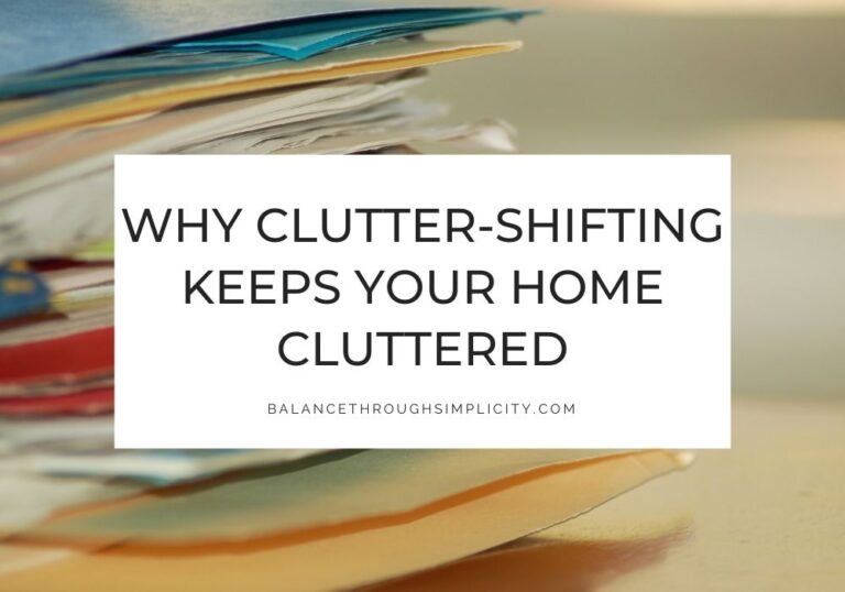 Clutter-shifting