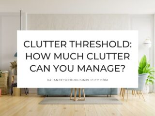 Clutter threshold