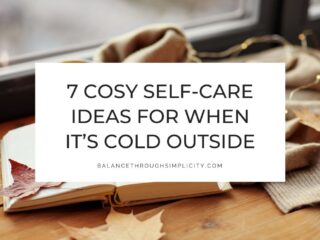 Cosy self-care ideas