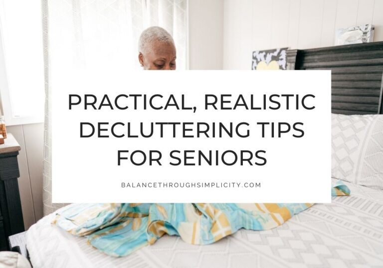 Decluttering tips for seniors