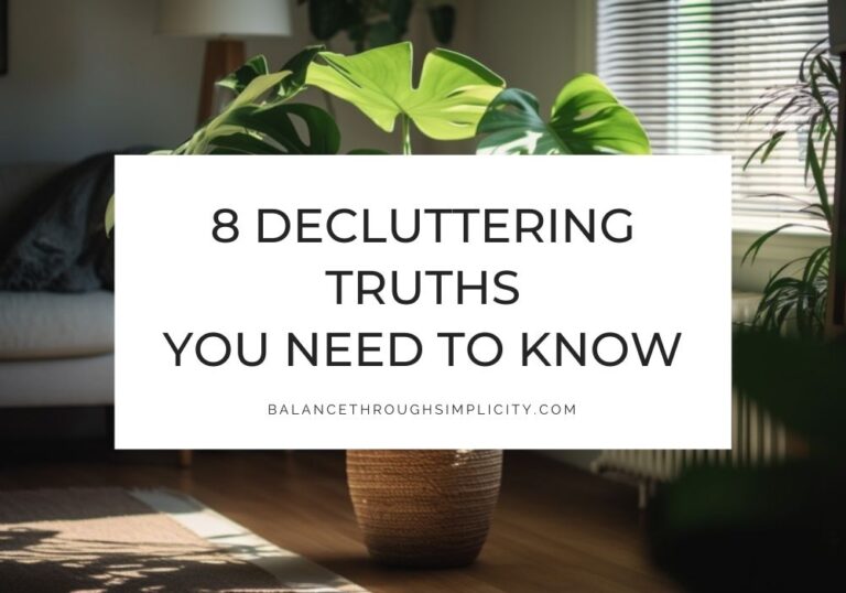 Decluttering truths