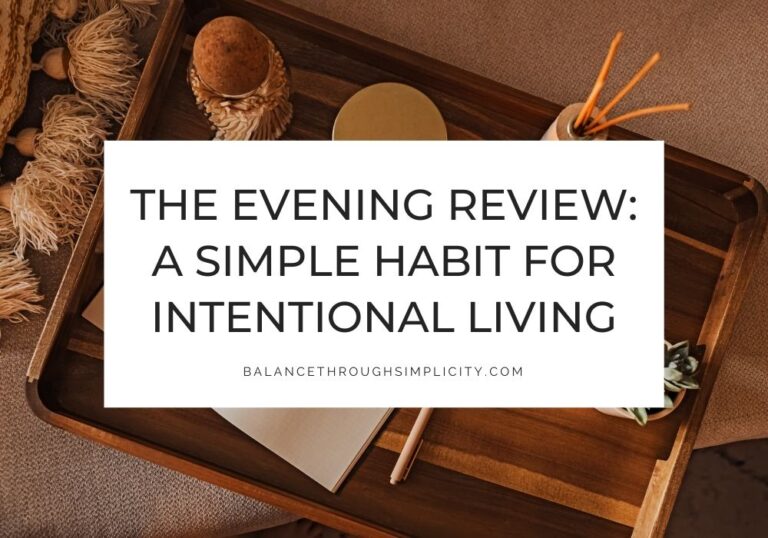Evening review