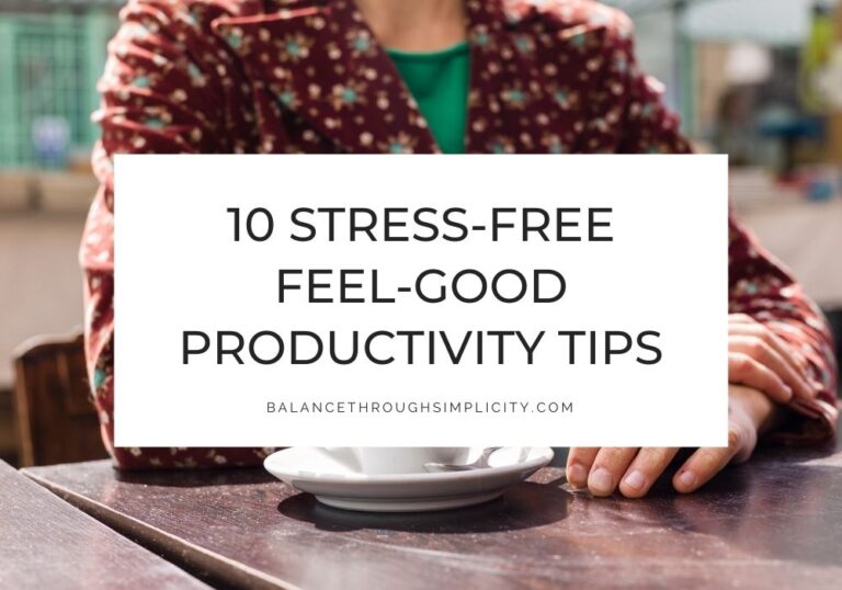 Feel-good productivity