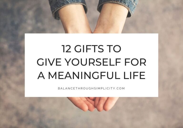 Gifts for a meaningful life