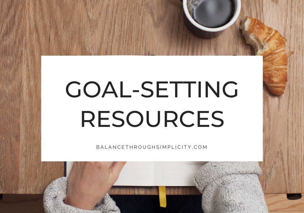 Goal-setting resources