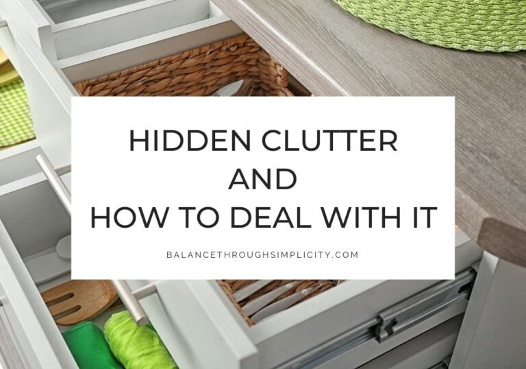 Hidden clutter