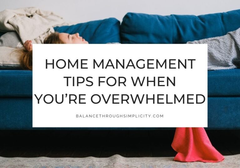 Home management tips