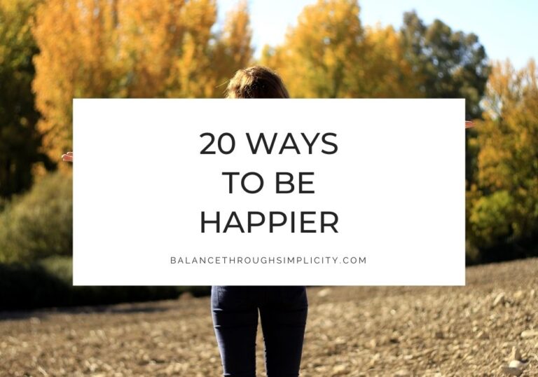 How to be happier