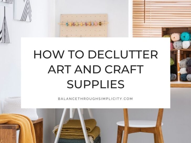 Decluttering Craft Supplies for Creativity and Joy