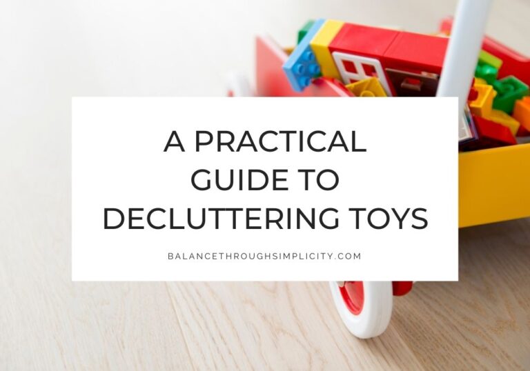 How to declutter toys