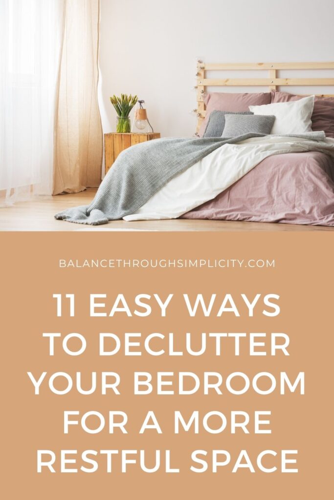How to declutter your bedroom for better sleep