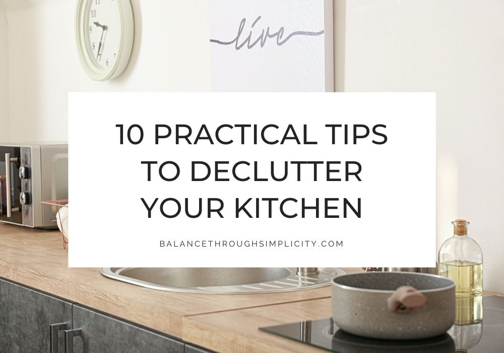 How to declutter your kitchen