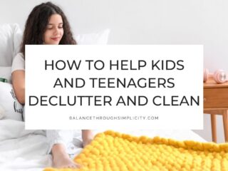 How to help teenagers declutter