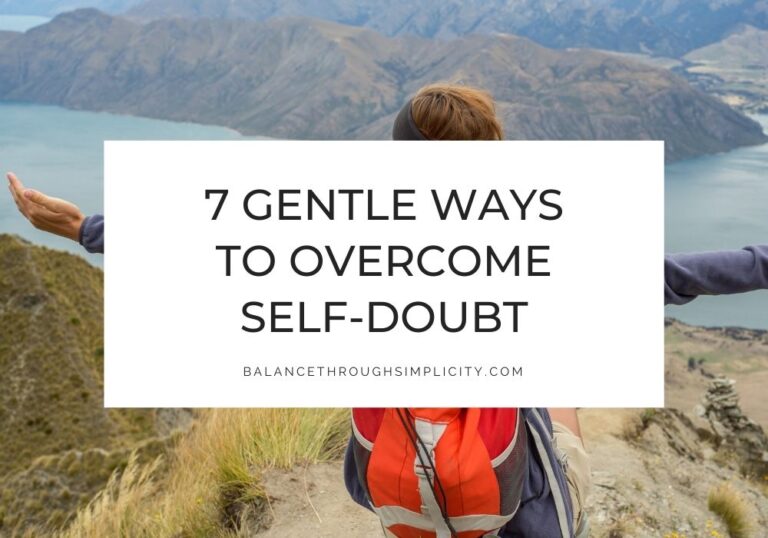 How to overcome self-doubt