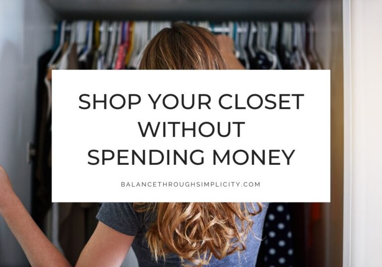 How to shop your closet