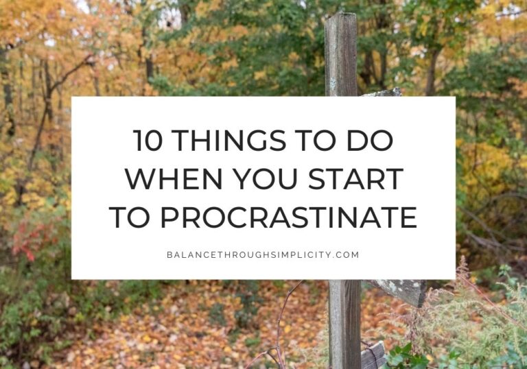 How to stop procrastination