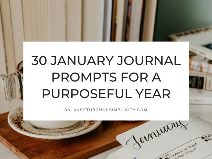 30 January Journal Prompts to Decide What You Want This Year