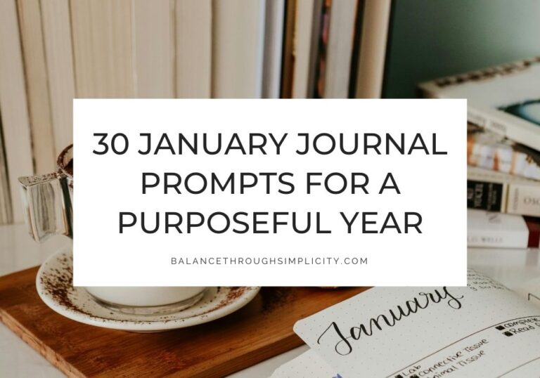 January journal prompts
