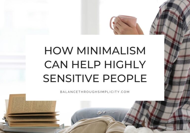 Minimalism and HSPs