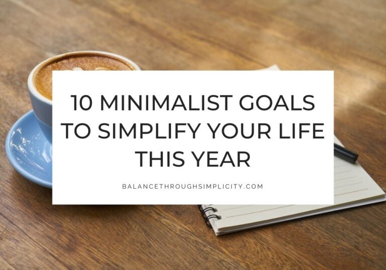 Minimalist goals
