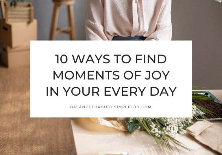 Moments of Joy