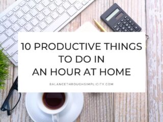 Productive things to do in an hour
