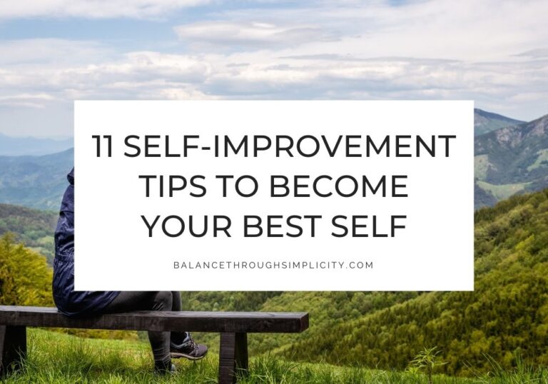 Self-Improvement tips