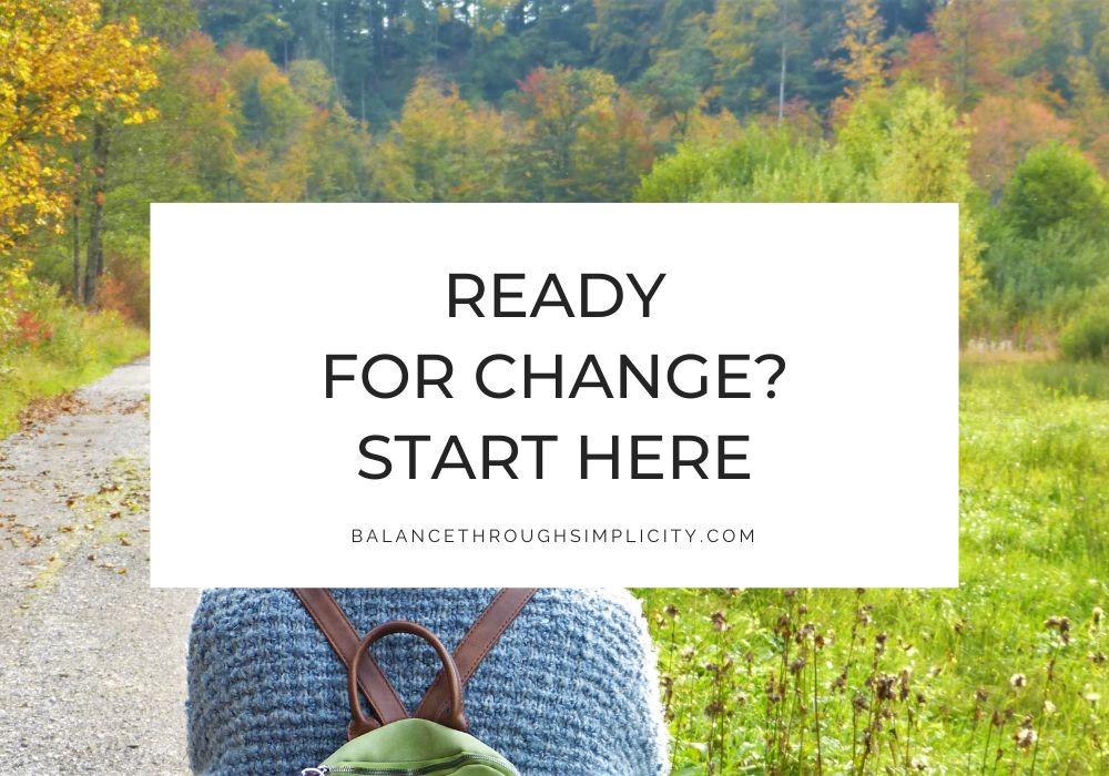 Start Here at Balance Through Simplicity