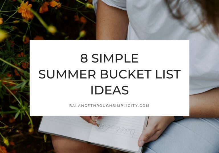 Summer bucket list