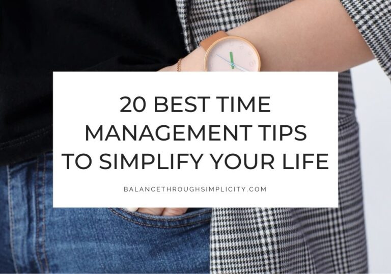 Time management tips